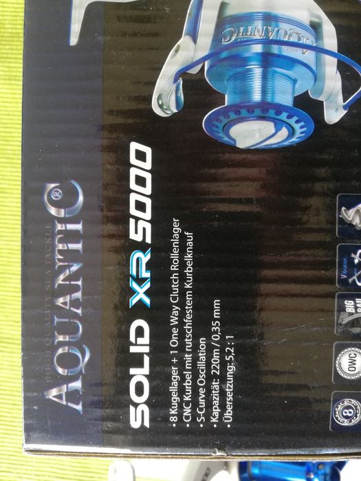 Mulinete Spinning greu Aquantic Solid XR 5000