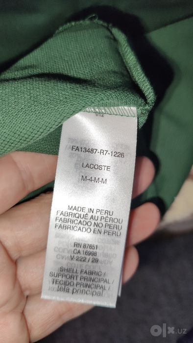 Lacoste polo размер M.