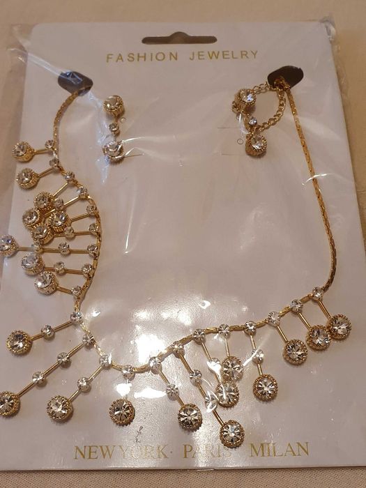 Coliere și cercei cu cristale – NOI