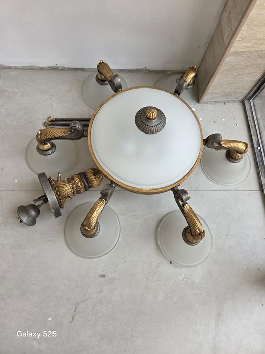 Люстра 6 рожковая + бра 2 шт.