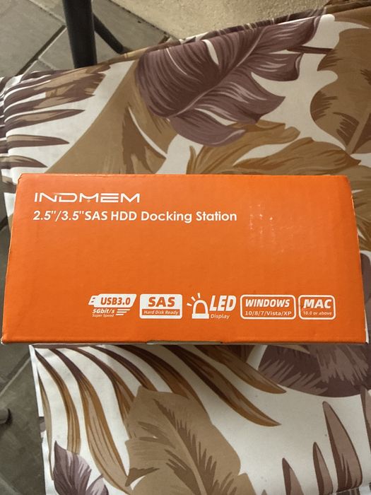 INDMEM K308 USB 3.0 to SAS – Docking Station HDD/SSD 2.5”/3.5”