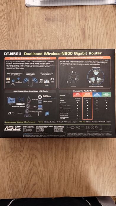 Router Asus wireless nou