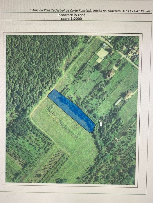 Vand Teren Intravilan Paulesti Cocosesti loturi 670 mp