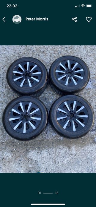 17” Оригинални джанти Мерцедес 66,6/5х112 Mercedes