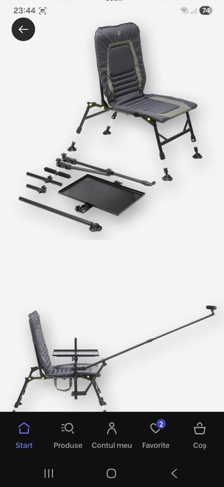 Scaun pescuit feeder