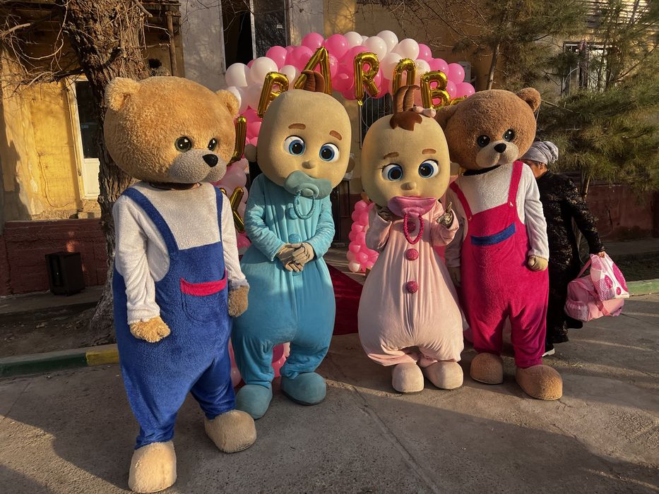 Айиклар ва мультфильм кахрамонлари !!!