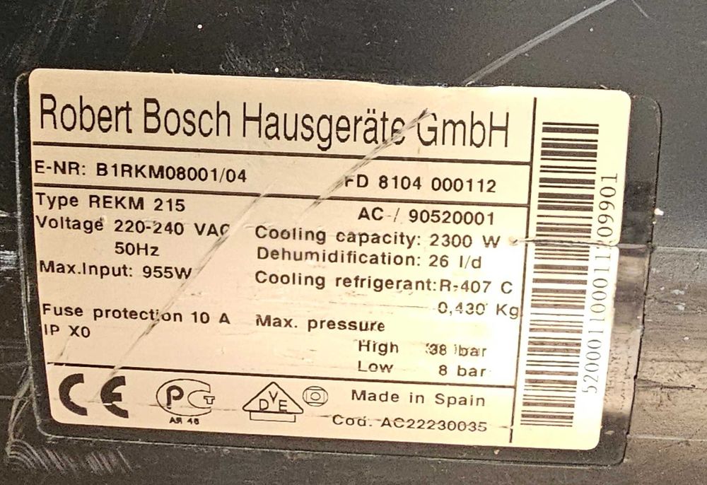 Aparat de aer condiționat portabil excelent Bosch
