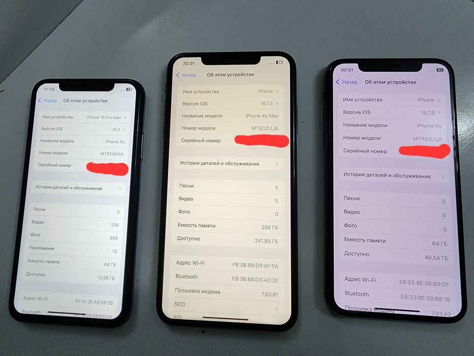 Iphone Xs Max LL/A Black 256GB Bat 100% Ideal Holati Srochna