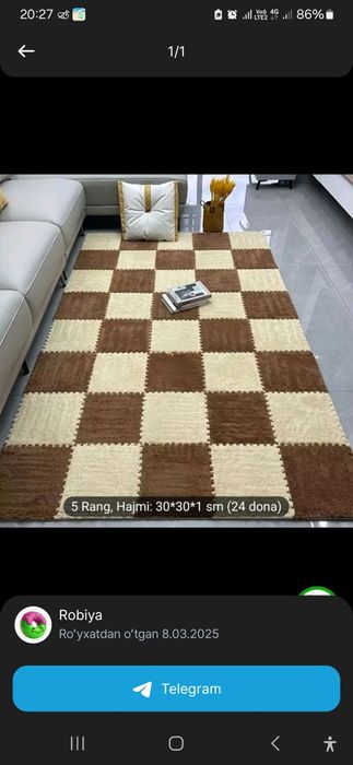 Maydalanadigan gilam