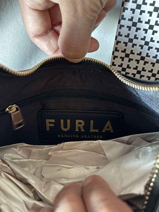 НОВА Чанта Furla, Diamante- Черна