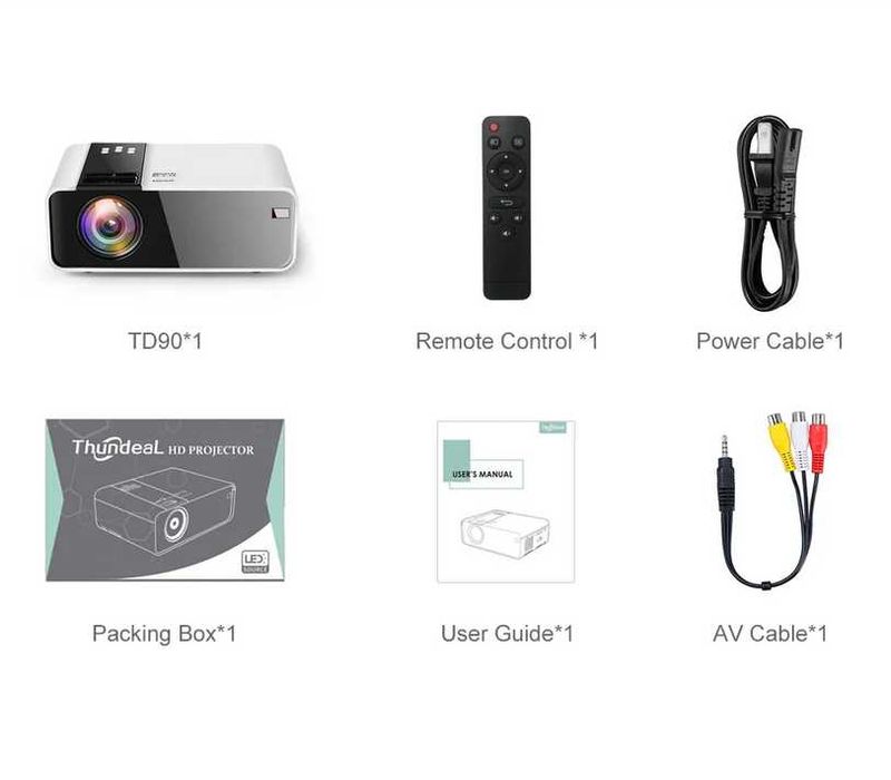 Проектор TD90 + WIFI + android sistema