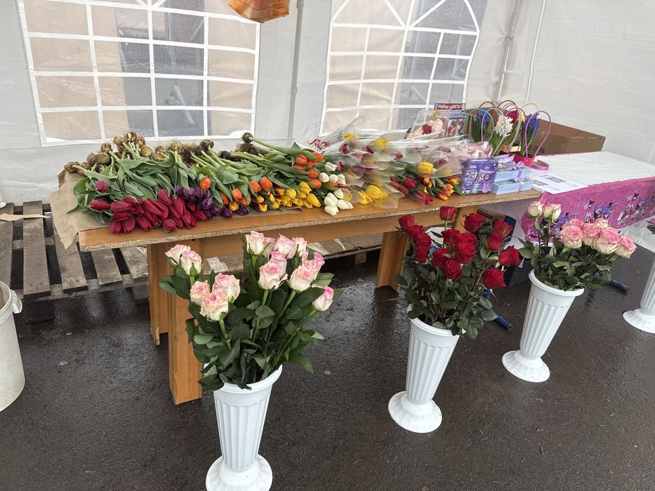 Тульпаны букеты 800 тенге