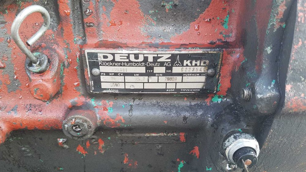 Motor Deutz in 2 pistoane F2L511 , 25,7 kw