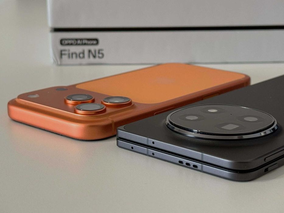 Бартер! НОВ! Гаранция! OPPO Find N5 512/16GB Cosmic Black (Черен)