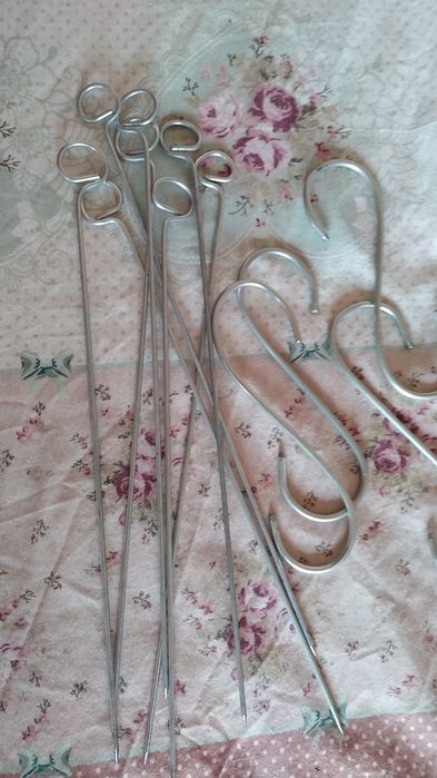 Дърводелски рендета стари и метални шишове и куки