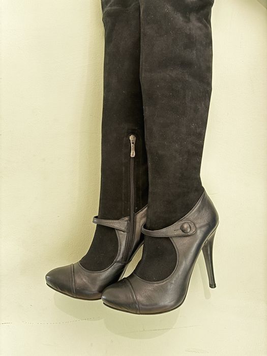 Чизми естествена кожа