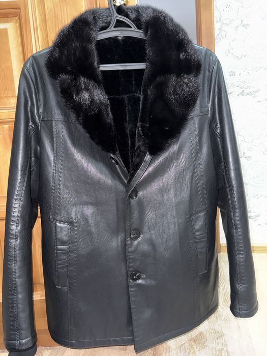 Кожнные мужское дубленка 50 размера