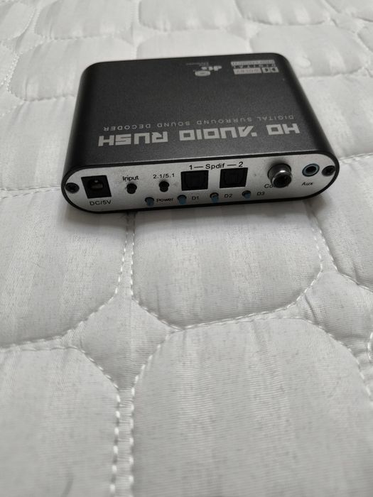 Аудио-декодер SPDIF to RCA 5.1
