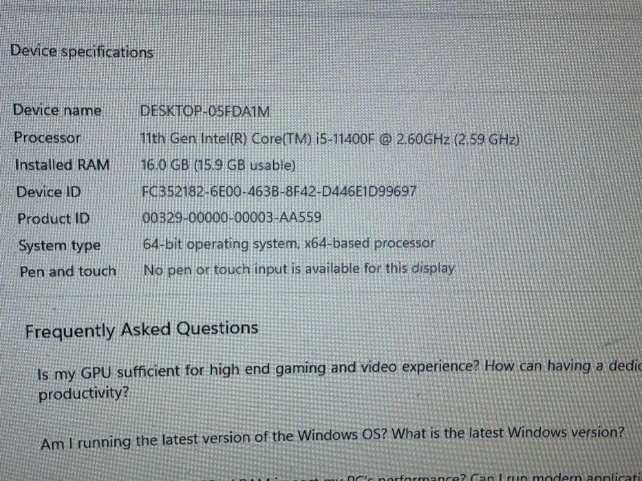 PC Gaming-16GB ram 1660 Ti Oc 6GB , Monitor Curbat Dell 60cm diagonala