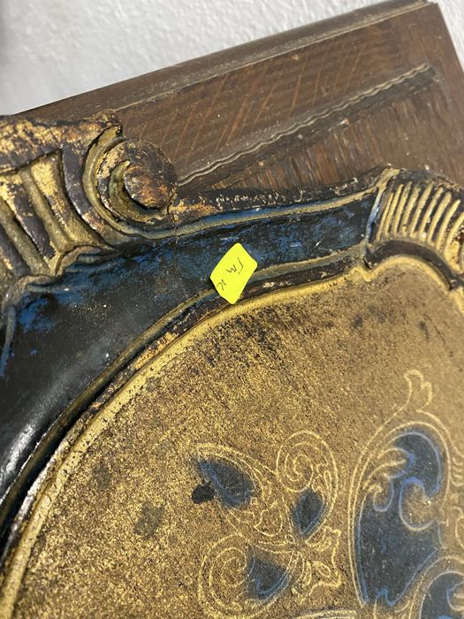 Винтидж поднос Италия 1950 1970 Florentine синьо злато