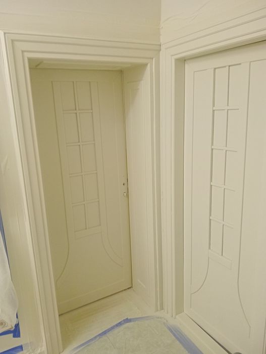 Покраска двери реставрация