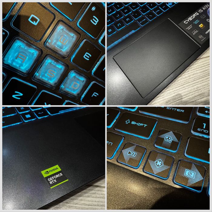 RTX 4050 6gb /i5 13420H /512GB SSD /16GB / Гаранция /15.6 144hz / CYBORG
