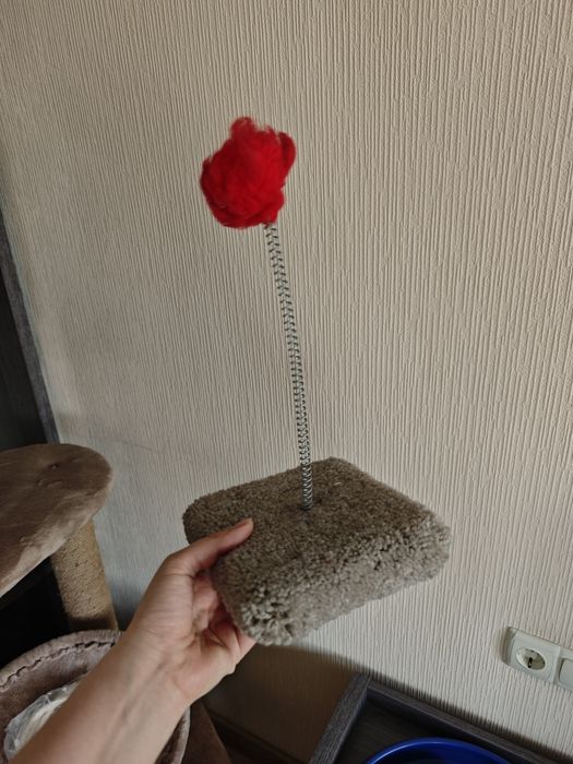 Когтеточка домик+игрушки