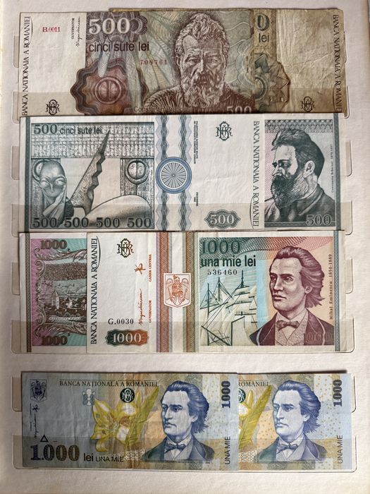 Colectie monede si bancnote vechi