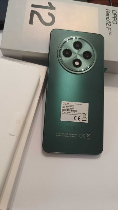 Telefon OPPO Reno 12F, 256/8GB, 5G Nou,in cutie,BlackGreen+nr
