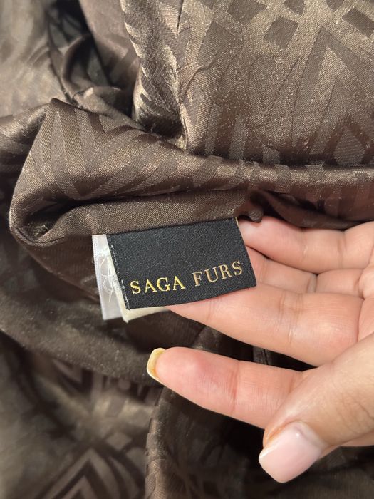 Шуба натуральный мех норка