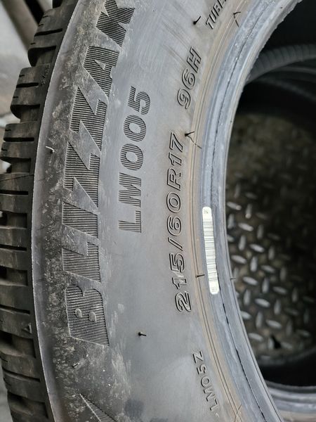 215/60/17 BRIDGESTONE 4бр