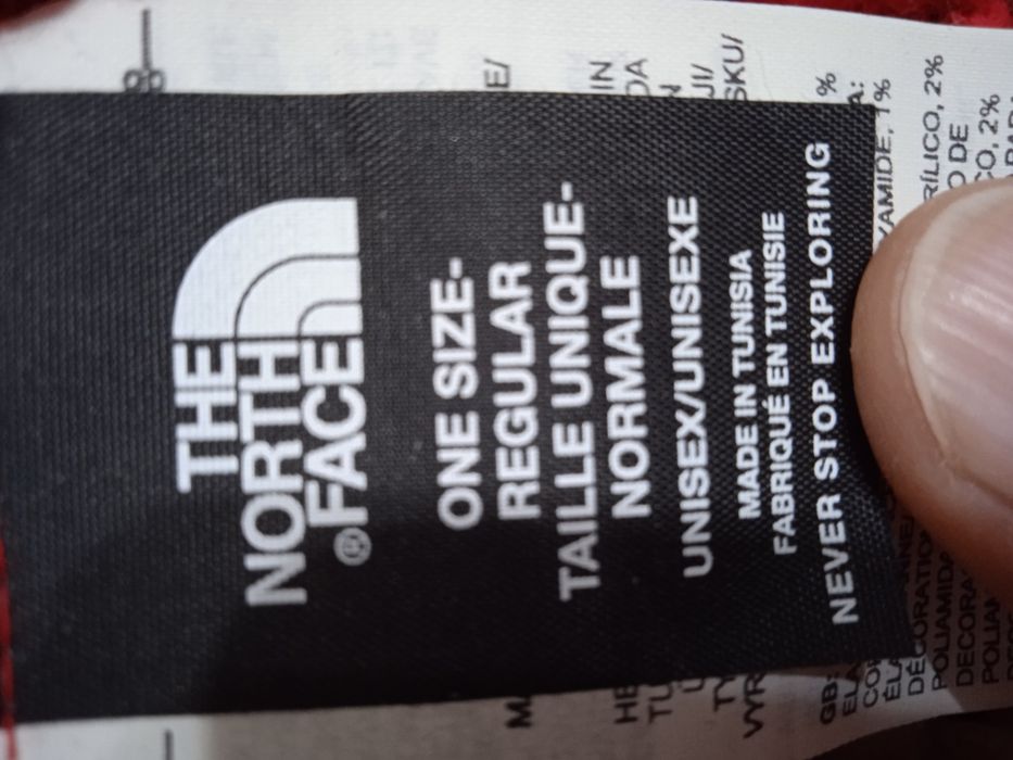 North face шапка бини