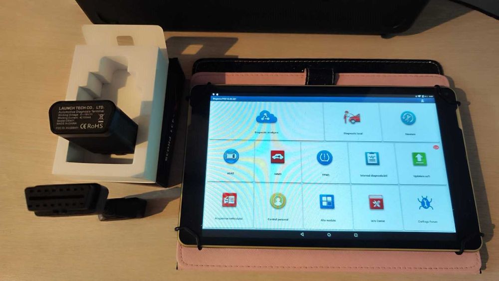 Kit Diagnoza Launch X431 Easydiag DS401 + Tableta 10" HDMI Android