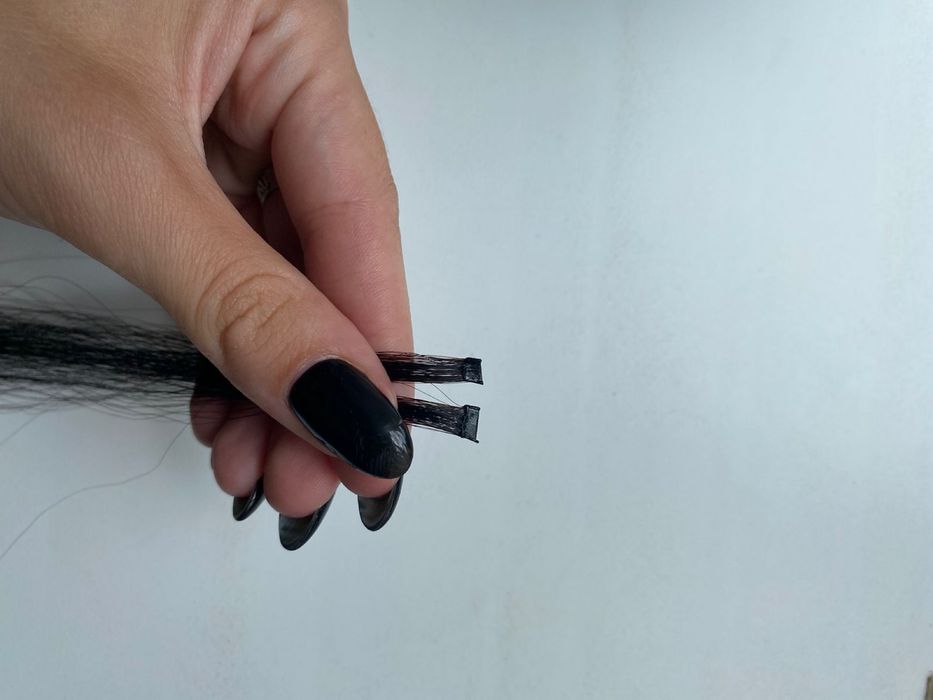 Капсуляция волос для горячего наращивания