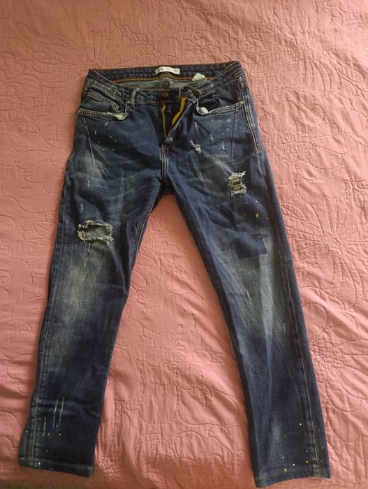 Мъжки слим дънки Зара