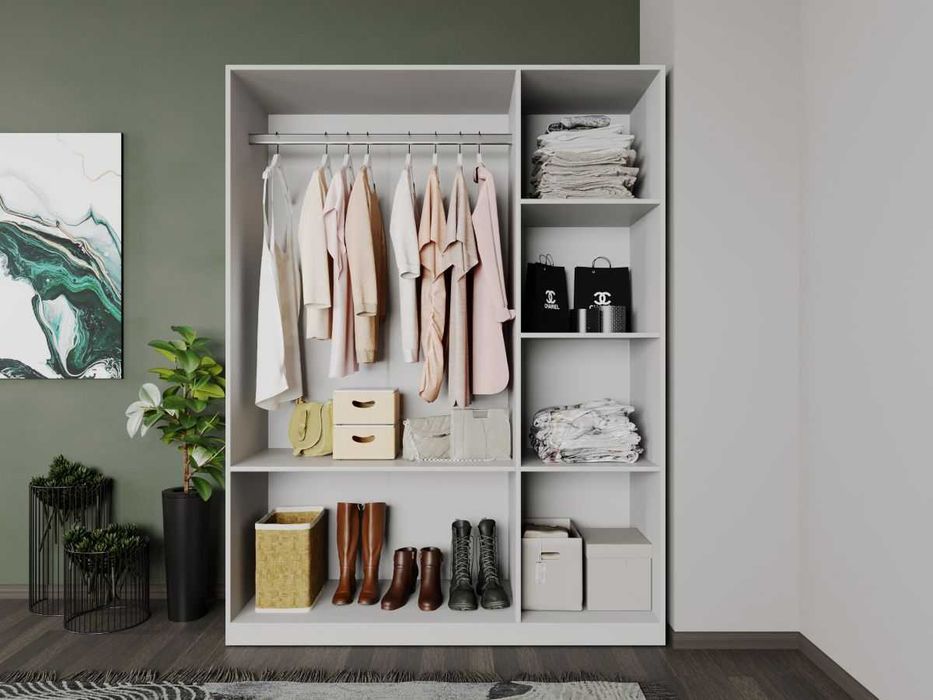 Set Mobila Dormitor Casmir / Alb Soares C19