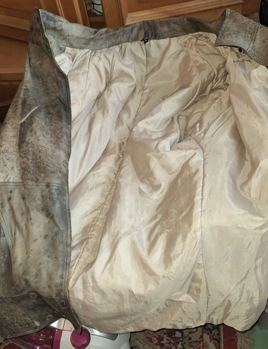 Geaca vintage piele naturala L
