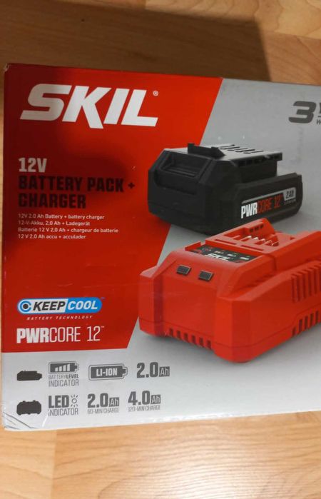 Baterie si incarcator 12V SKILL 2Ah