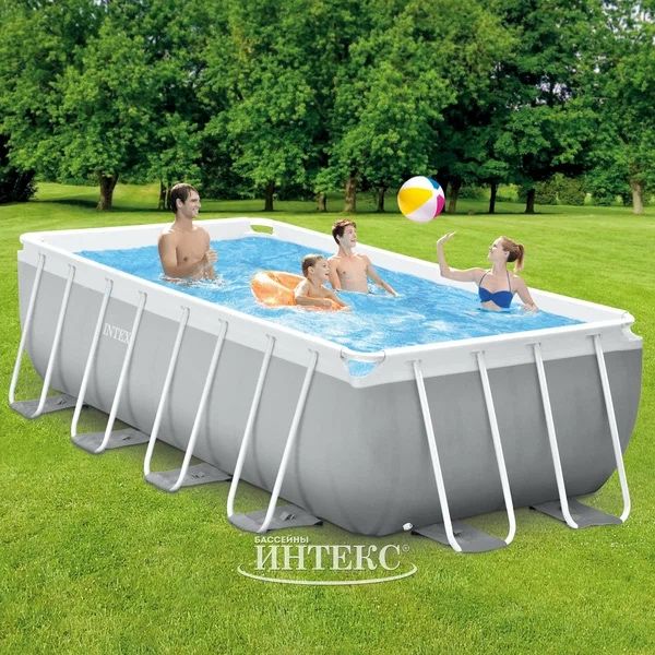 Каркасный бассейн INTEX 400x200x122 Karkasniy basseyn Stoyka baseyin