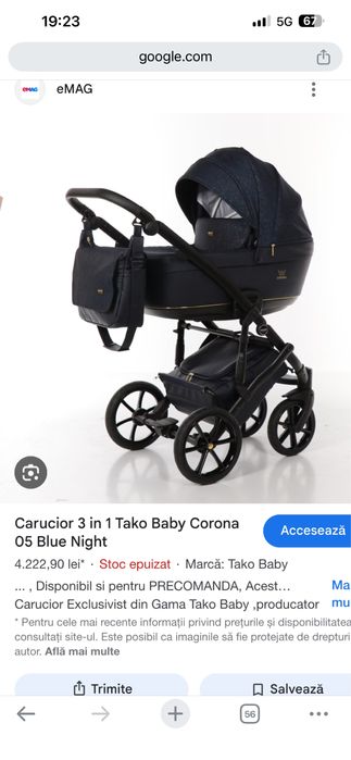 Carucior Tako Baby 3 in 1