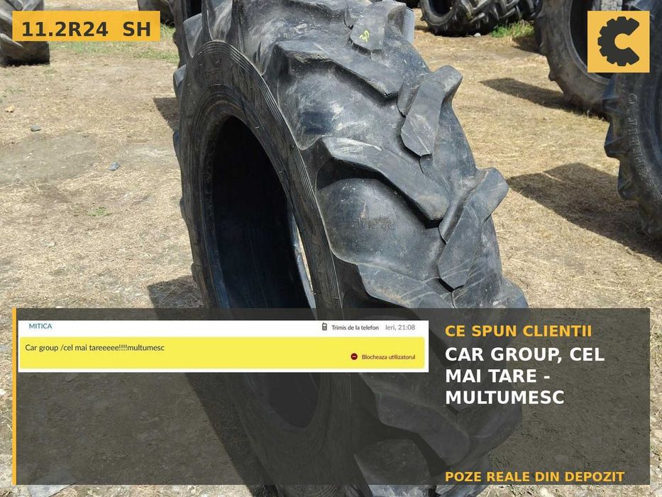 Cauciucuri 11.2R24 280/85R24 Cultor Anvelope Tractor Fata SH OFERTA Garantie Factura John Deere