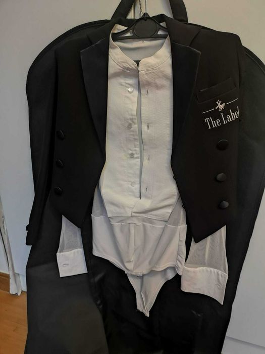 Costum dans standard The Label , 14 ani, frac, pantaloni, camasa