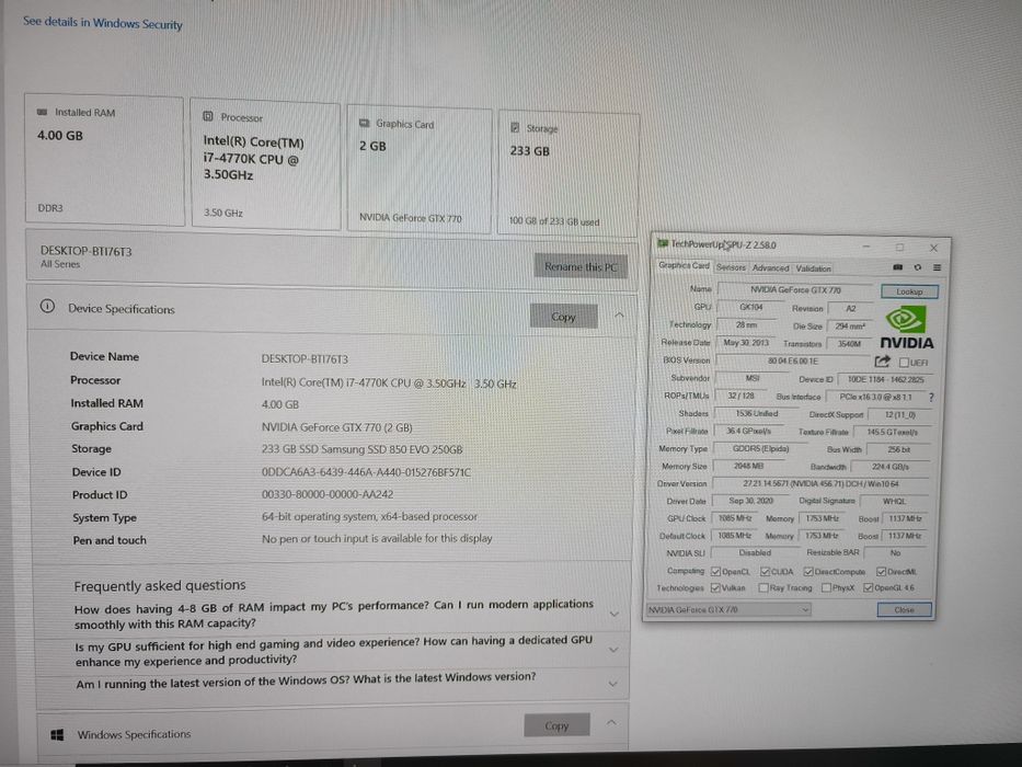 Kit Asus Maximus Hero & i7-4770k 12Gb GSkill