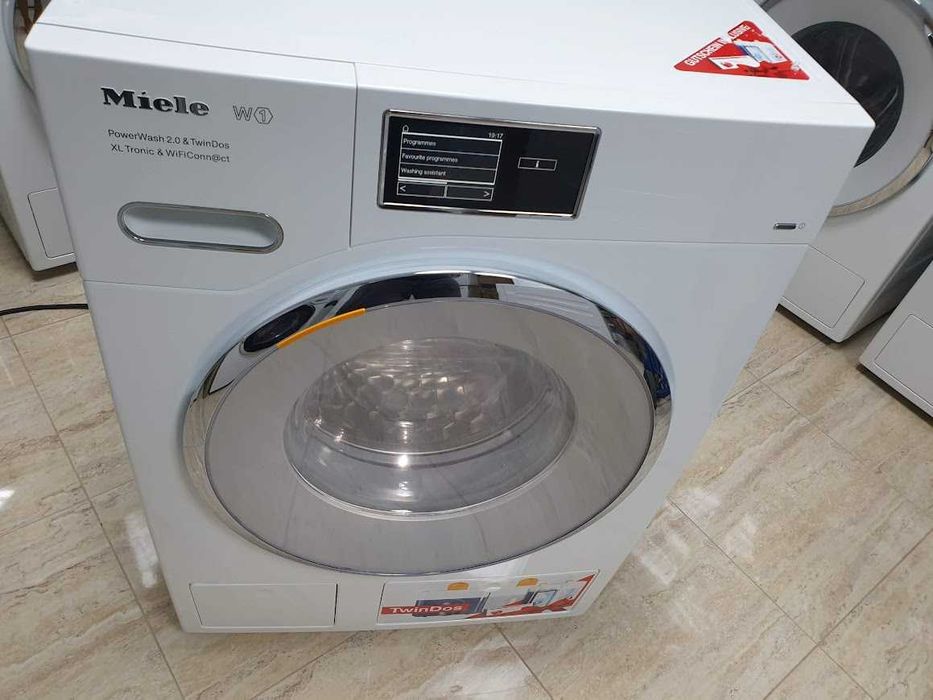 Miele Touch Tronic Пералня - 9кг - Пара - TwinDos - Миеле 12м Гаранция