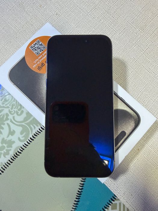 Iphone 15 pro Natural Titanium garantie Aprilie 2026