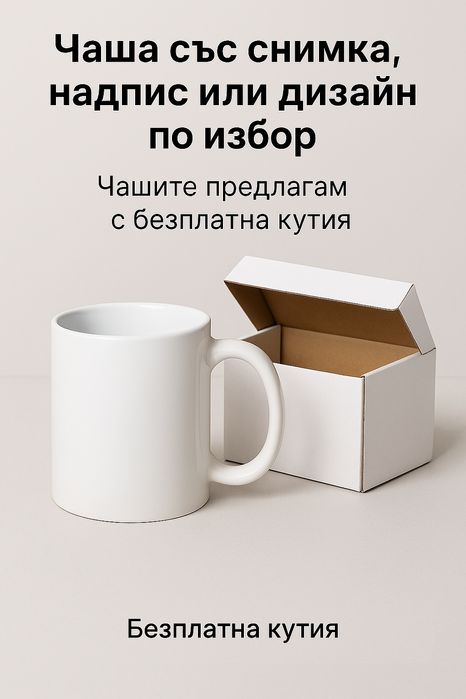 Чаша със снимка и надпис