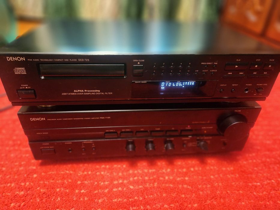 Amplificator Denon PMA 715R și Denon DCD 725