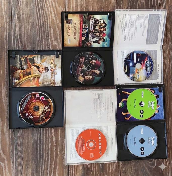 Lot 6 Jocuri PC Originale | Sims 2 Double Deluxe, American Truck Simulator + + Pirates of Caribbean, Civilization: Call to Power