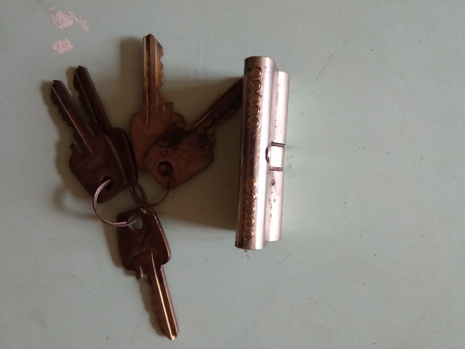 Личинка цилиндровый механизм для врезного замка с ключами