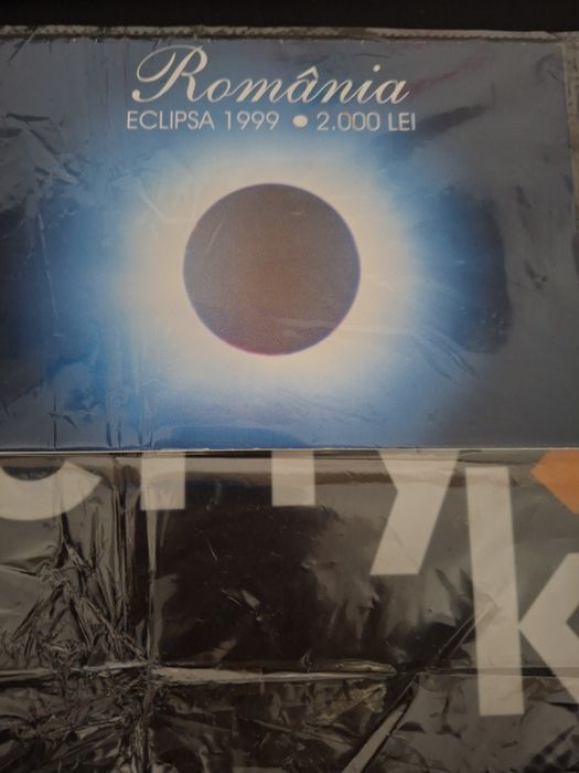 Vând bancnotă eclipsă solara, mai multe in descriere